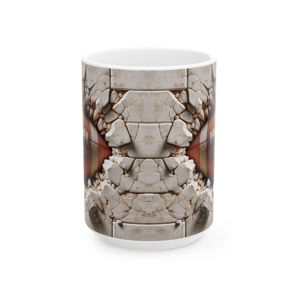 Football Breakthrough 3D Ceramic Mug Sports Lover Gift Fan Coffee Cup Unique Football Design Team Spirit Tea Mug Football Coach