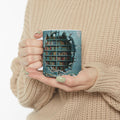 3D designed Mug Realistic Bookshelf coffee Mug for Book lovers Gift Idea Bookish Coffee Cup for Bookworms Gift for Librarian 11 oz