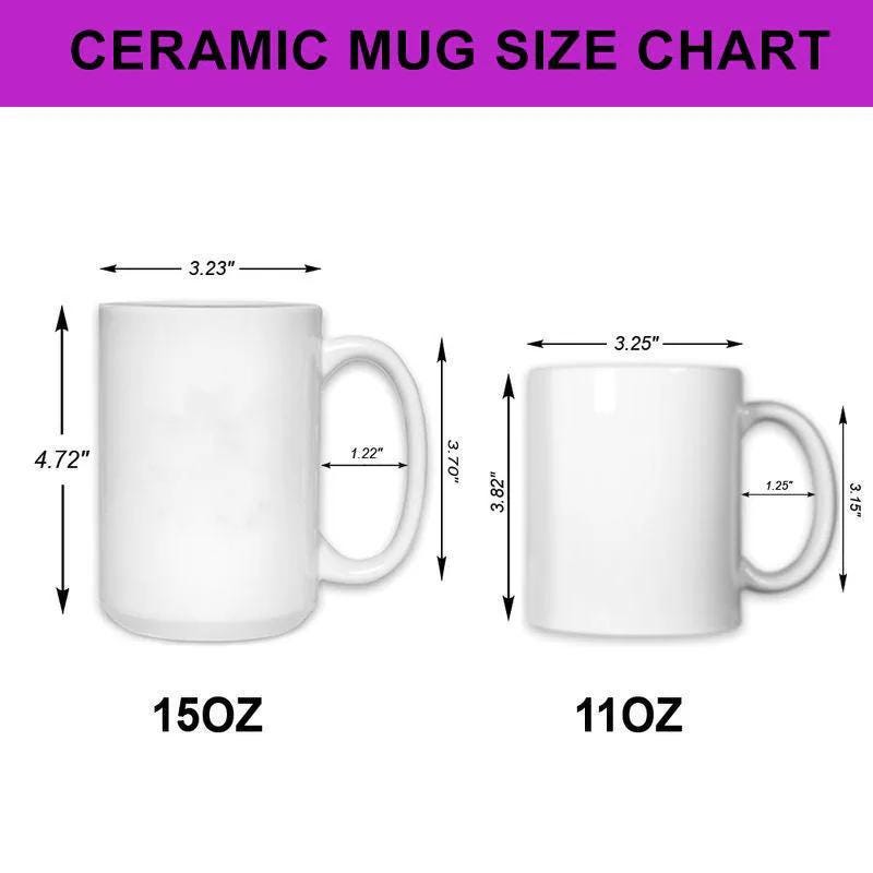 Personalized Dad Ceramic Mug, Custom Built With Love Cup, Father Gift, Dad Energy Keepsake
