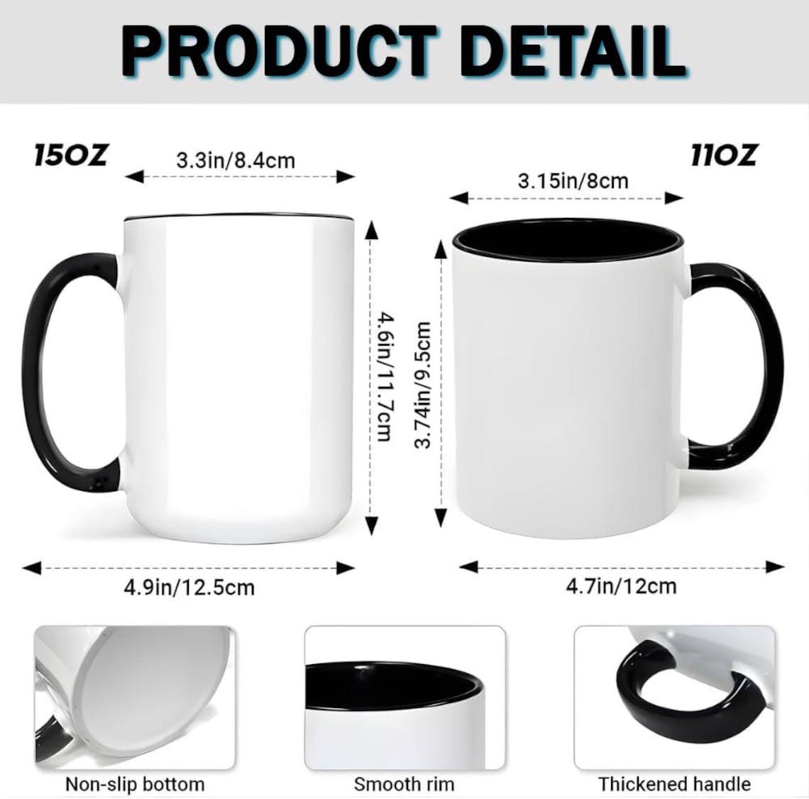 Personalized Golf Mug, Ceramic Coffee Cup with Name, Golf Bag and Clubs Design for Golfer Gift