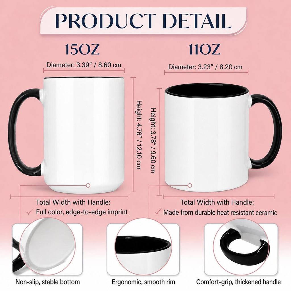 Personalized Dad Ever Mug, Father's Day Family Coffee Cup (Faux 3D)