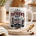 Father’s Day Barber Mug, Best Dad Ever Coffee Cup, Gift for Barber Dad, Barber Mug, Dad Barber Gift, Hair Stylist Father’s Day 3D Effect Mug